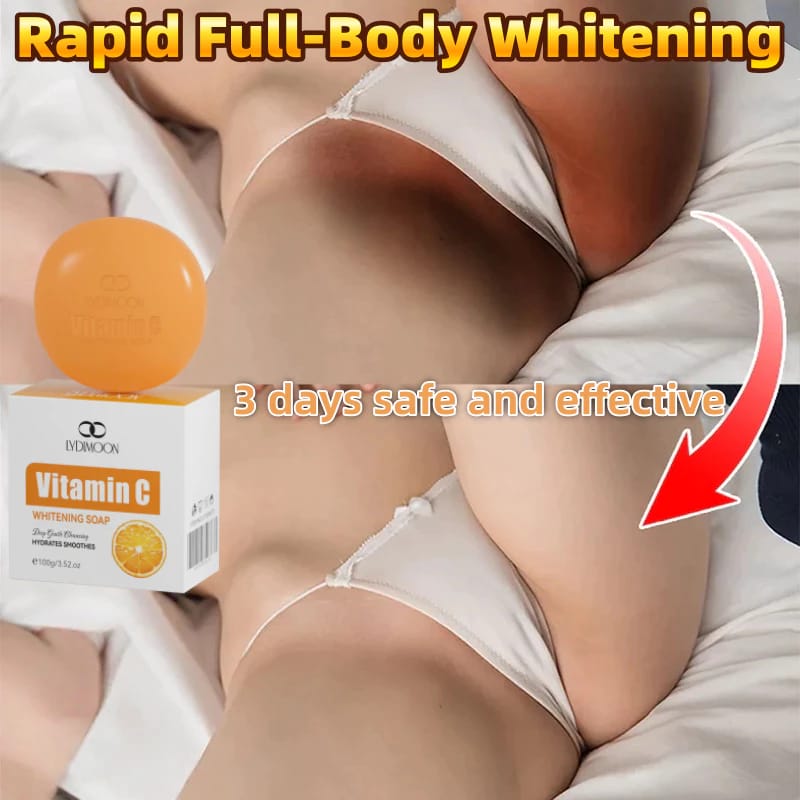 Vitamin C Whitening Soap Whitens and moisturizes controls oil and reduces acne exfoliates 美白祛痘皂